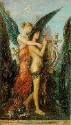 Gustave Moreau Hesiod and the Muse oil painting reproduction